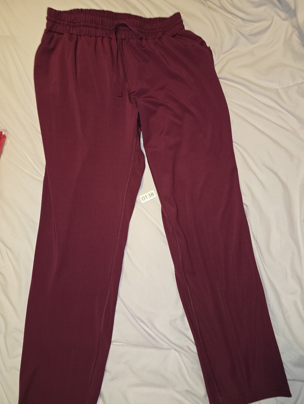 ​FITScrubs® Original Evrpur™ Maroon / Burgundy Scrub Pants – Size XL Womens